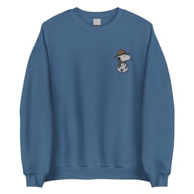 Hot Snoopy Embroidered Sweatshirt